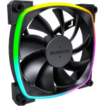 Montech AX120 PWM, Fan 120mm, ARGB, Black - (MONTECH-AX120-PWM-BK)