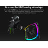 Montech AX120 PWM, Fan 120mm, ARGB, Black - (MONTECH-AX120-PWM-BK)