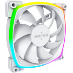 Montech AX120 PWM, Fan 120mm, ARGB, White - (MONTECH-AX120-PWM-WH)