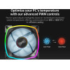Montech AX140 PWM, Fan 140mm, ARGB, Black - (MONTECH-AX140-PWM-BK)