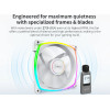 Montech AX140 PWM, Fan 140mm, ARGB, White - (MONTECH-AX140-PWM-WH)