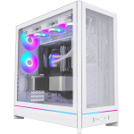 Montech Case ATX - HS01 PRO (W) - 5 x 120 mm ARGB Fans, USB-C, White - (MONTECH-HS01-PRO-WH)