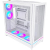 Montech Case ATX - HS01 PRO (W) - 5 x 120 mm ARGB Fans, USB-C, White - (MONTECH-HS01-PRO-WH)