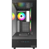Montech Case ATX - XR (B) - 3 x 120 mm ARGB Fans, USB-C, Black - (MONTECH-XR-B)