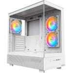 Montech Case ATX - XR (W) - 3 x 120 mm ARGB Fans, USB-C, White - (MONTECH-XR-W)