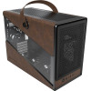 Montech Case mATX - Heritage PRO (B) - USB-C, Leather, 4 x 120 mm Fans - (MONTECH-HERITAGE-PRO-B)