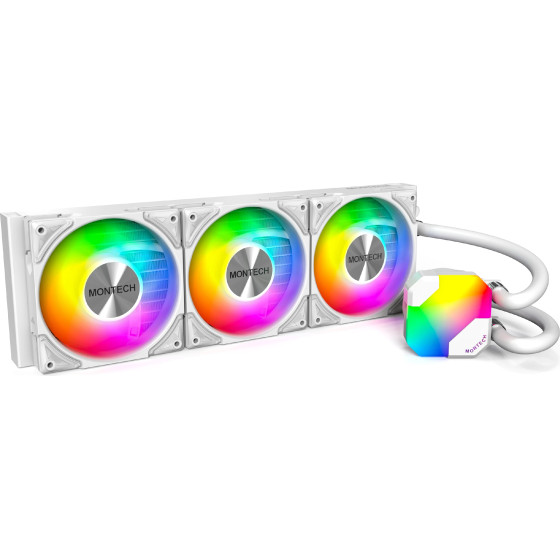Montech Hyper Flow ARGB 360, CPU Liquid Cooler, White - (MONTECH-HYPER-FLOW-ARGB-360-WH)