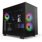Montech KING 65 Pro, Dual Chamber Mid-tower Case, 3 ARGB Fans, Black - (MONTECH-KING-65-PRO-B)