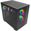 Montech KING 65 Pro, Dual Chamber Mid-tower Case, 3 ARGB Fans, Black - (MONTECH-KING-65-PRO-B)
