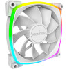 Montech RX120 PWM, REVERSE Fan, 120mm, ARGB, White - (MONTECH-RX120-PWM-WH)