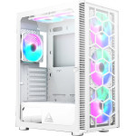 Montech X3 GLASS, Mid-tower Case, TG, 6 fixed RGB Fans, White - (MONTECH-X3-GLASS-WH)
