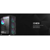 Montech X3 MESH, Mid-tower Case, TG, 6 fixed RGB Fans, Black - (MONTECH-X3-MESH-BK)