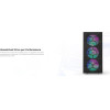 Montech X3 MESH, Mid-tower Case, TG, 6 fixed RGB Fans, Black - (MONTECH-X3-MESH-BK)