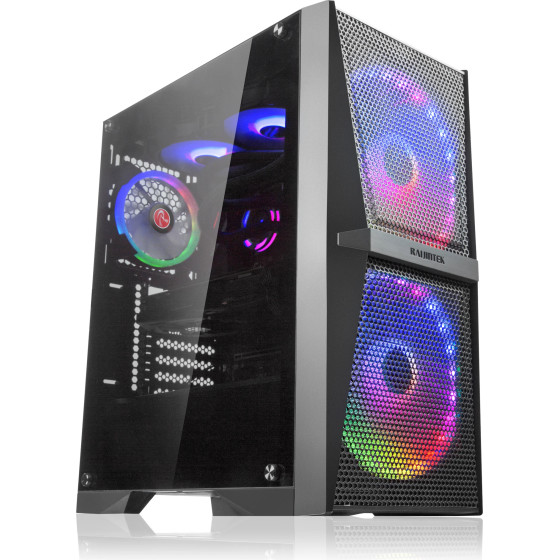Raijintek Case ATX - SILENOS MS PRO - 2 x 200 mm ARGB Fans - (0R20B00205)