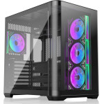 Raijintek Case EATX - ATREUS BT4 Black - 4 x 120 mm Infinity Mirror ARGB Fans included - (0R20B00255)