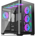 Raijintek Case EATX - ATREUS BT7 Black - 7 x 120 mm Infinity Mirror ARGB Fans included - (0R20B00258)