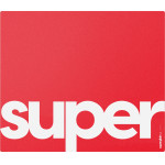 Superglide Gaming Glass Mousepad Pad v2 XL Red - 490 x 420 mm - (SGPXLR2)