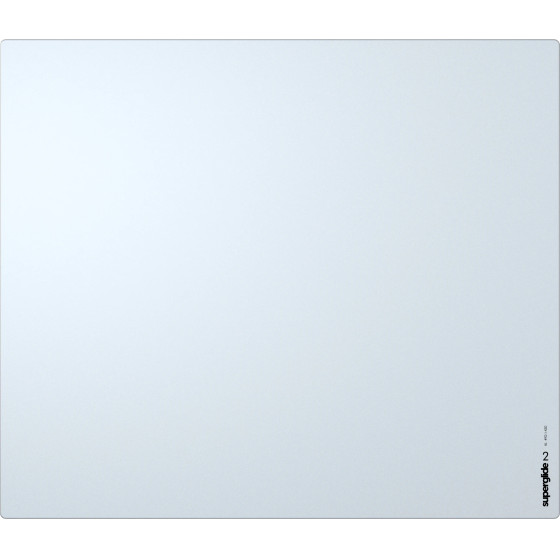 Superglide Gaming Glass Mousepad Pad v2 XL White - 490 x 420 mm - (SGPXLW2)