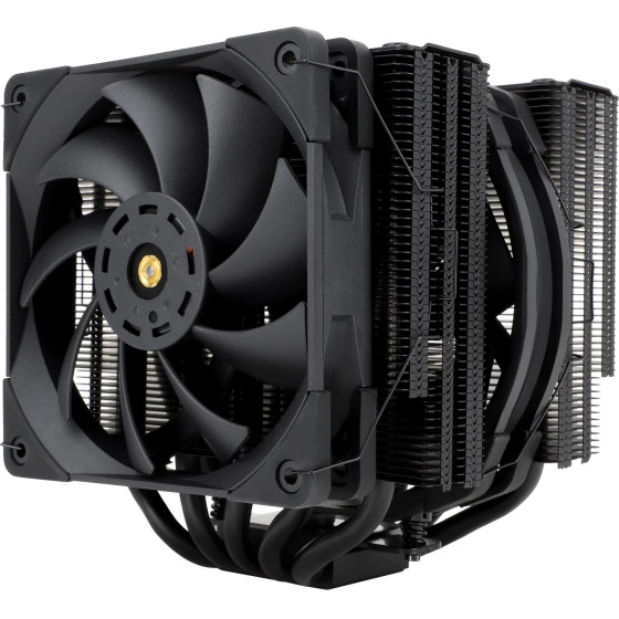 Thermalright CPU Cooler Frost Commander 140 Black - Dual-Tower - LGA1851/LGA1700/AM5 - (FROST-COMMANDER-140-BK)