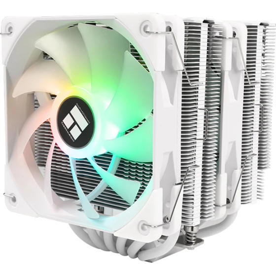 Thermalright CPU Cooler Peerless Assassin 120 White A-RGB - Dual-Tower - LGA1851/LGA1700/AM5 - (PEERLESS-ASSASSIN-120-WH-ARGB)