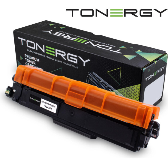 Tonergy Compatible Toner Cartridge BROTHER TN247BK Black, High Capacity 3k - (TONERGY-TN247BK)