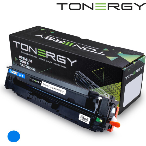 Tonergy Compatible Toner Cartridge CANON 3019C002 CRG 055H Cyan, High Capacity 5.9k - (TONERGY-CRG055H-C)