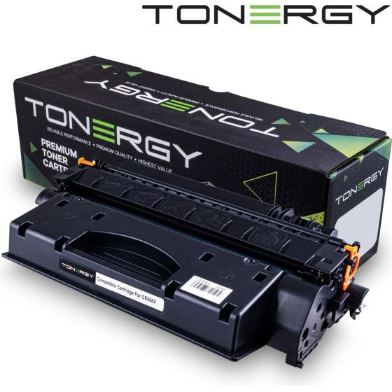 Tonergy Compatible Toner Cartridge HP 05X CE505X CANON CRG-719H Black, High Capacity 6.5k - (TONERGY-CE505X/CRG-719H)