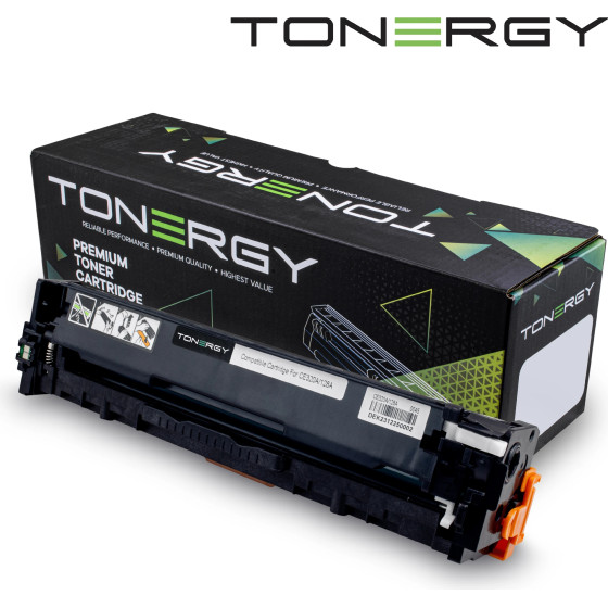 Tonergy Compatible Toner Cartridge HP 128A CE320A Black, Standard Capacity 2k - (TONERGY-CE320A/128)