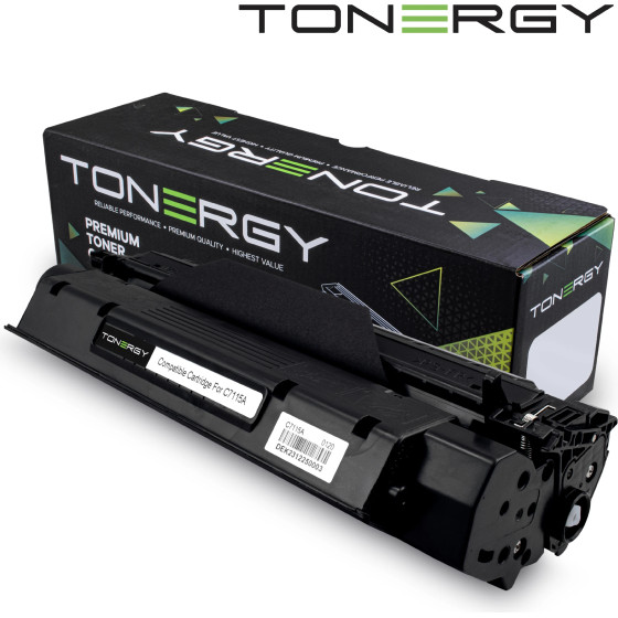 Tonergy Compatible Toner Cartridge HP 15A 13A 24A C7115A/2613A/2624A CANON EP-25 Black, 2.5k - (TONERGY-C7115A/2613A/2624A)