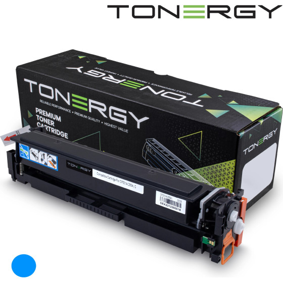 Tonergy Compatible Toner Cartridge HP 205A CF531A Cyan, Standard Capacity 0.9k - (TONERGY-CF531A/205A)