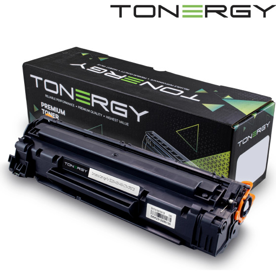 Tonergy Compatible Toner Cartridge HP 35A 36A 78A 85A CE285A/CB435A/CB436A/CF278A CANON CRG-725 Black, 2k - (TONERGY-CE285A/CB435A/CB436A/CF2)