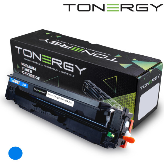 Tonergy Compatible Toner Cartridge HP 410X CF411X CANON CRG-046H Cyan, High Capacity 5K - (TONERGY-CRG046H-C)