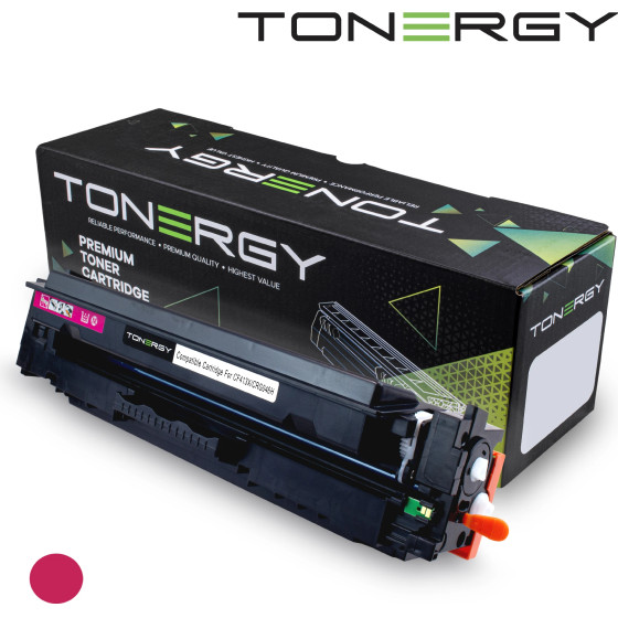 Tonergy Compatible Toner Cartridge HP 410X CF413X CANON CRG-046H Magenta, High Capacity 5K - (TONERGY-CRG046H-M)