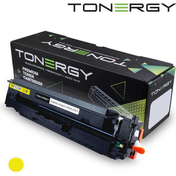 Tonergy Compatible Toner Cartridge HP 415X 414X 416X W2032X W2022X W2042X Yellow, High Capacity 6k - (TONERGY-W2032/2022/2042X)