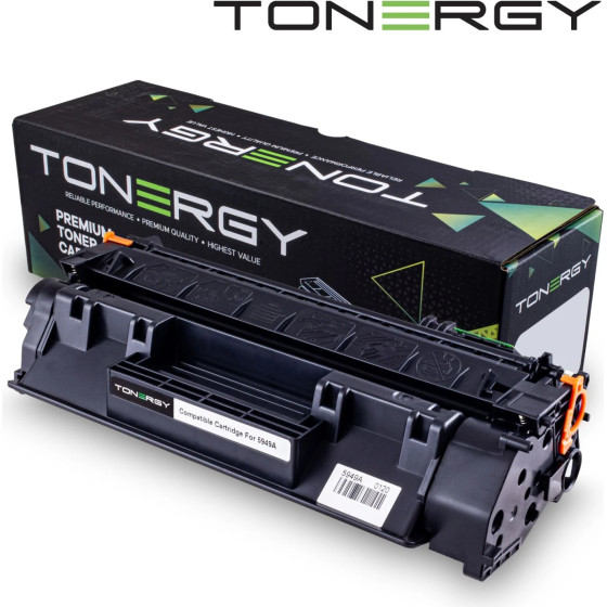 Tonergy Compatible Toner Cartridge HP 49A/53A Q5949A/Q7553A Black, 3k - (TONERGY-Q7553A/5949A)