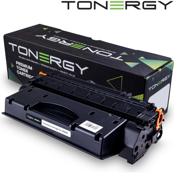 Tonergy Compatible Toner Cartridge HP 49X Q5949X CANON CRG-708H Black, 6k - (TONERGY-Q5949X/CRG-708H)