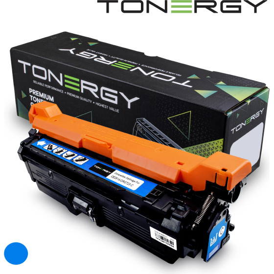Tonergy Compatible Toner Cartridge HP 504A CE251A CANON 2644B002AA CRG-723 Cyan, 7K - (TONERGY-CE251X/CRG-723)