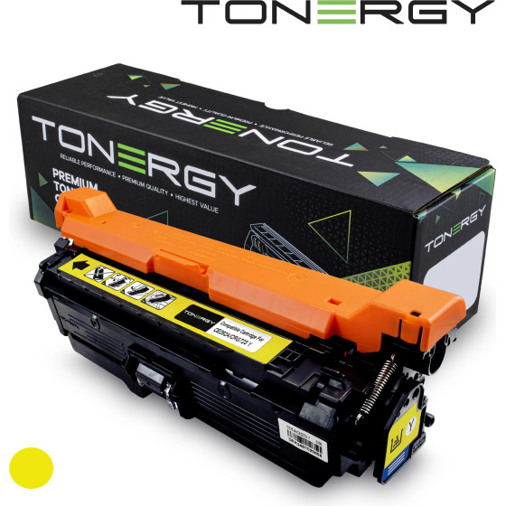 Tonergy Compatible Toner Cartridge HP 504A CE252A CANON 2644B002AA CRG-723 Yellow, 7K - (TONERGY-CE252X/CRG-723)