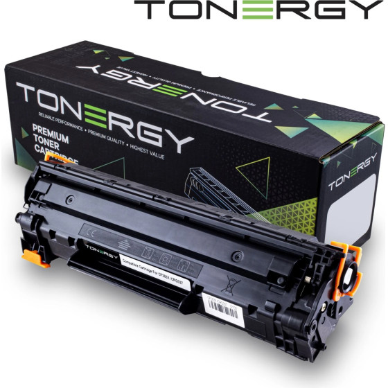 Tonergy Compatible Toner Cartridge HP 83X CF283X CANON CRG-737H Black, 2.4k - (TONERGY-CF283X/CRG-737H)