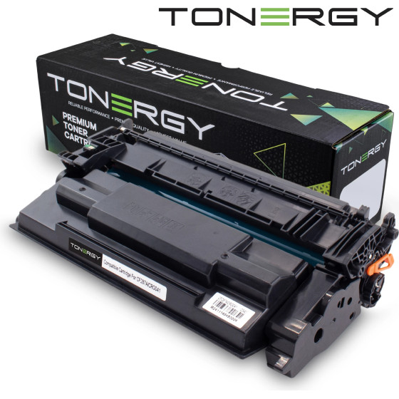 Tonergy Compatible Toner Cartridge HP 87A CF287A CANON CRG-041 Black, Standard Capacity 9k - (TONERGY-CF287A/CRG041)