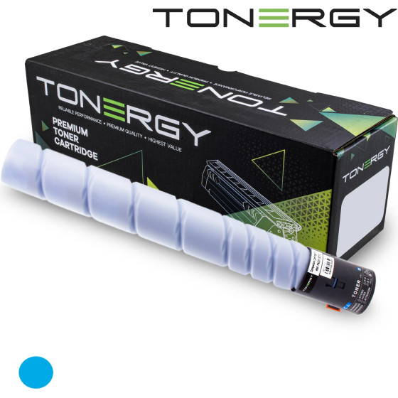 Tonergy Compatible Toner Cartridge KONICA MINOLTA TN-221/TN-321 A8K3450, Cyan 21k - (TONERGY-KM-TN221/321C)