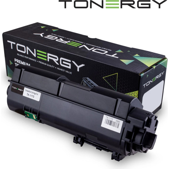 Tonergy Compatible Toner Cartridge KYOCERA TK-1170 Black, 12k - (TONERGY-TK-1170)