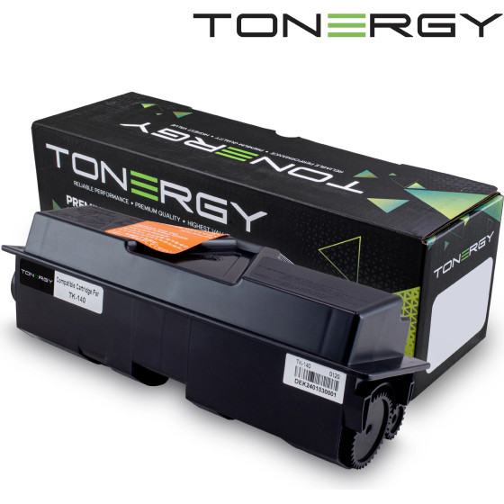 Tonergy Compatible Toner Cartridge KYOCERA TK-140 TK-141 TK-142 TK-144 Black, 4k - (TONERGY-TK-140/141/142/144)