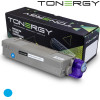 Tonergy Compatible Toner Cartridge OKI 44315303 Cyan, 6k - (TONERGY-OKI-C610-C)