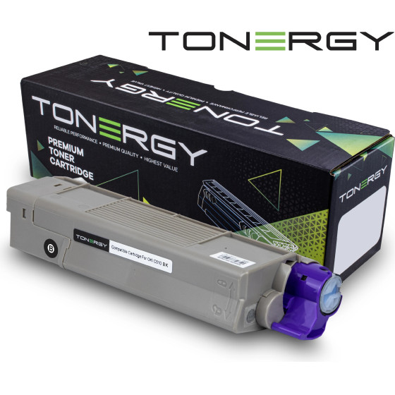 Tonergy Compatible Toner Cartridge OKI 44315304 Black, 8k - (TONERGY-OKI-C610-BK)