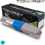 Tonergy Compatible Toner Cartridge OKI 46508711 Cyan, 3k - (TONERGY-OKI-46508711)