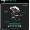 VXE Wireless Gaming Mouse Dragonfly R1 SE+ - Huano Blue Glow V2, Black - (VXE-R1-SE-PLUS)