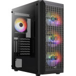 AeroCool Case ATX - Beam-G-BK-v2 - 4 fans included - (ACCM-PV37043.11)
