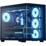 AeroCool Case ATX - P500C-G-BK-v1 - 4 x 120 mm Infinity Mirror A-RGB - (ACCM-PN01043.11)
