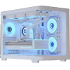 AeroCool Case mATX - P300C-G-WT-v1 - 3 x 120 mm Infinity Mirror A-RGB - (ACCS-PN02033.21)